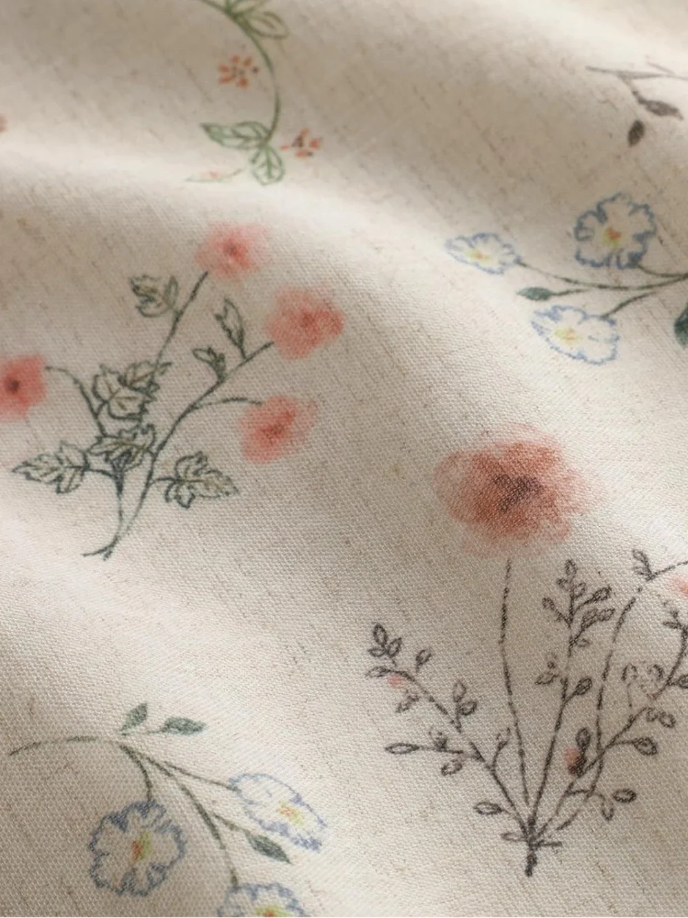 Floral blackout tassel curtains 2 pants 52 x96”